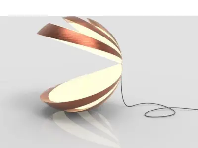 Shella Floor Version Lamp 3D model