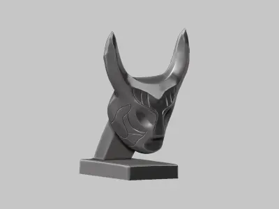 Conceptual Bull Sculpture 3D print model