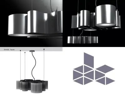 Paraaf Suspension Lamp 3D model