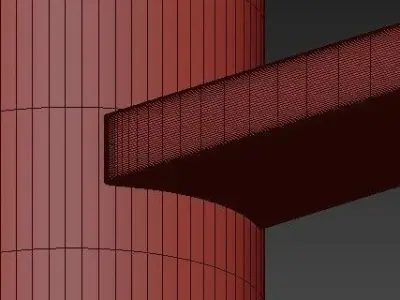 Decorators Collection 6 four light chandelier with shades 3D model