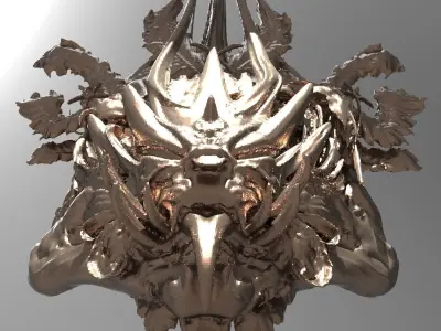 Dragon Emperor Belt 4 3D model