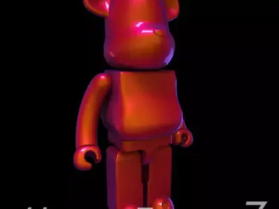 Cameleon BearBrick 3D model
