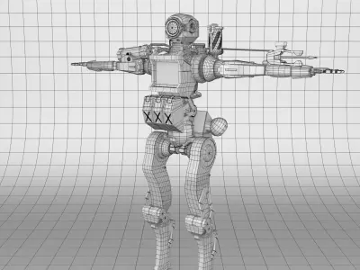 PathFinder Apex Legends LowPoly 3D model