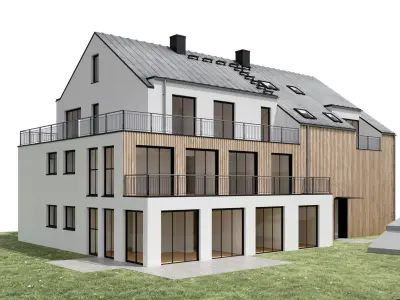 House 03 for Cinema 4D with Corona and V-Ray 3D model