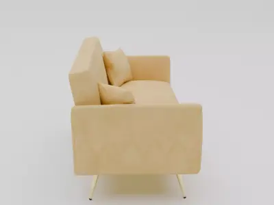 Modern Sofa Low-poly 3D model