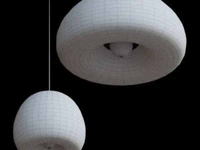 Pendant Lights Hollow Pendant Lamp 3D model
