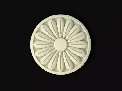 rosette flower Free 3D model purchase