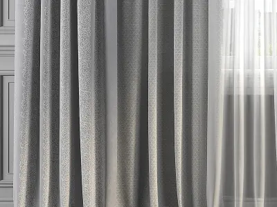 Curtain Set 246 3D model