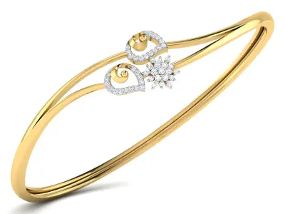 Flower Bracelet 3D print model