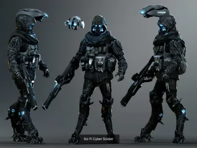 Sci Fi characters pack