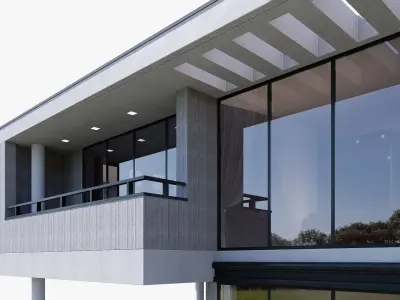 House Low-poly 3D model