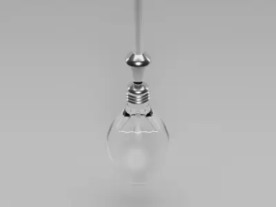 Light Bulb 3D model 3D model shop
