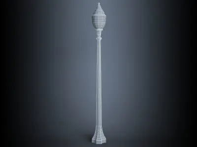 Street Lamp AEL LCH Sumter  3D model