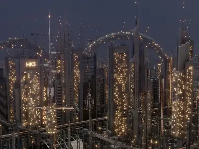 Futuristic Sci-Fi City  3D model