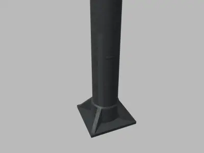 Street Lights 01 02 03 04 05 06 Low-poly 3D model