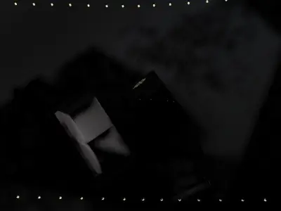 Edison Patio Lights Rope 3D model