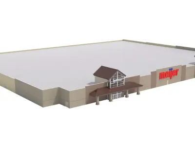 Retail-003-Meijer store 3D model