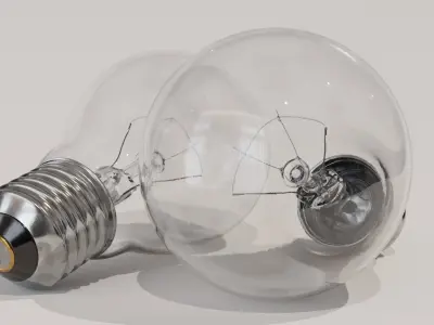 Light bulb 3D model