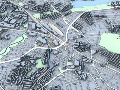 Wembley Stadium England 3D model