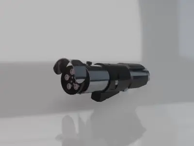 Yoda Lightsaber Low-poly 3D model purchase