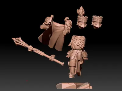 Feudal Guard - Lord Commander Rook 3D print model