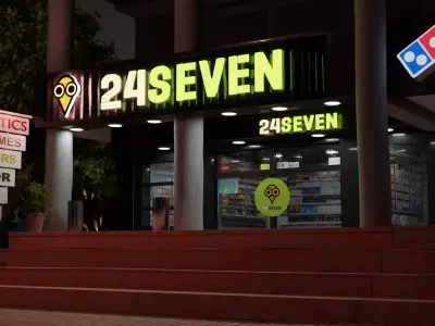 24-7 Store 3D model