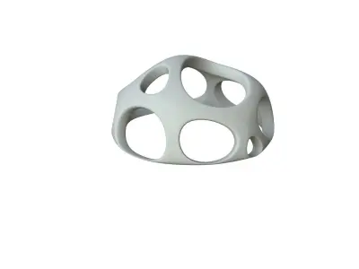 SciFi Cube Object No 51229 Low Poly Shape Low-poly 3D model