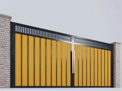 Gate for House Modern 3D model