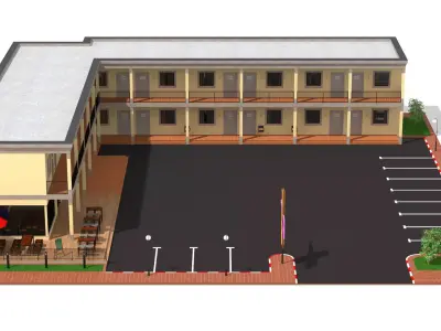 Motel 3D model