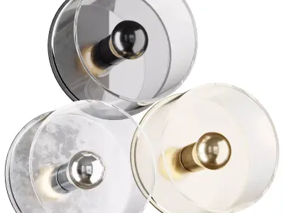 Fiore wall lamp 3D model