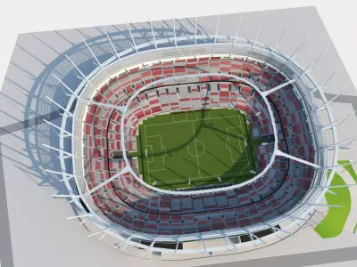 BC Place stadium 3D model