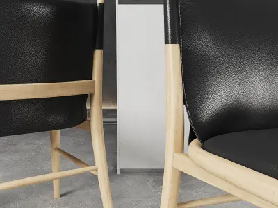 Chairs Jens set 3D model