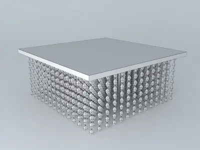 Ceiling light in Crystal Translucent 16XG4 20W bipino Free 3D model