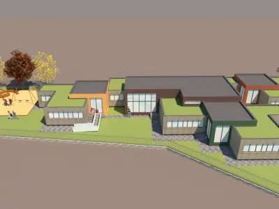 Foster home 3D model