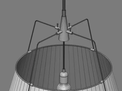 Conical Drum Pendant 3D model