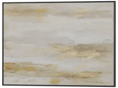 Set of 3 Abstract Paintings in Frames 3D model 129