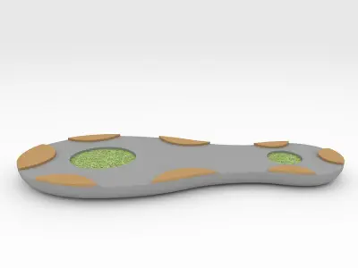 Bench Park 4 3D model