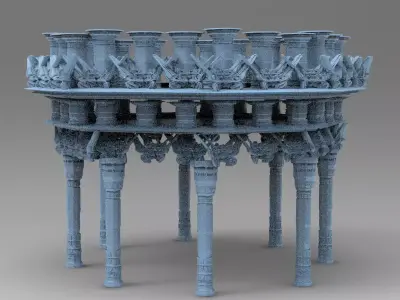 Celtic Tower 6 3D model