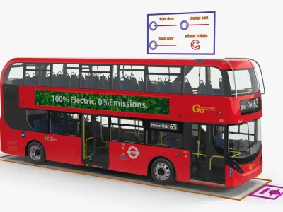  BYD Routemaster Double Decker Rigged 