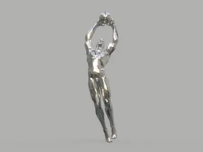 Soccer player 3D model