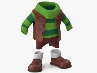  Cartoon Costume Brown 