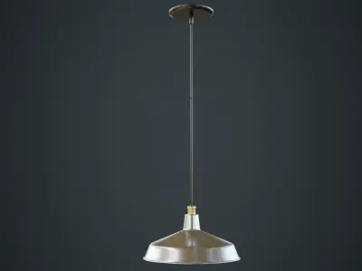 Hanging Lamp 2B Low-poly 3D model
