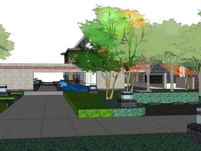 Sketchup Cultral Center S1 3D model