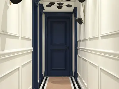 Entrance Hall AE House 3D model