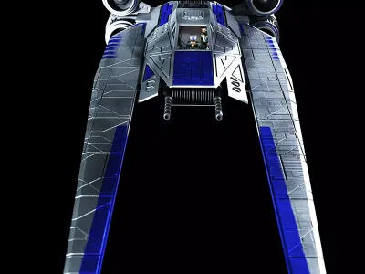 UT-60D U-Wing Starfighter Support Craft 3D print model