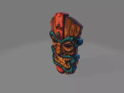 Tiki figure 3D print model