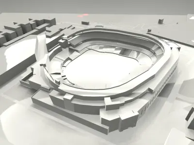 New York Yankees Baseball Stadium 3D model
