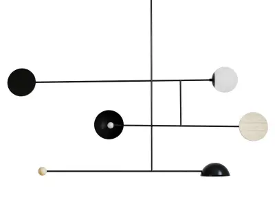 astro dome pendant no 2 by andrew neyer 3D model