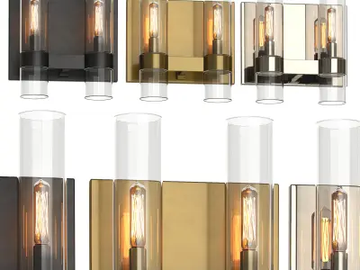 RAVELLE DOUBLE SCONCE 3D model