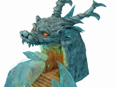 Tongtianhe - ice dragon cave 01 3D model